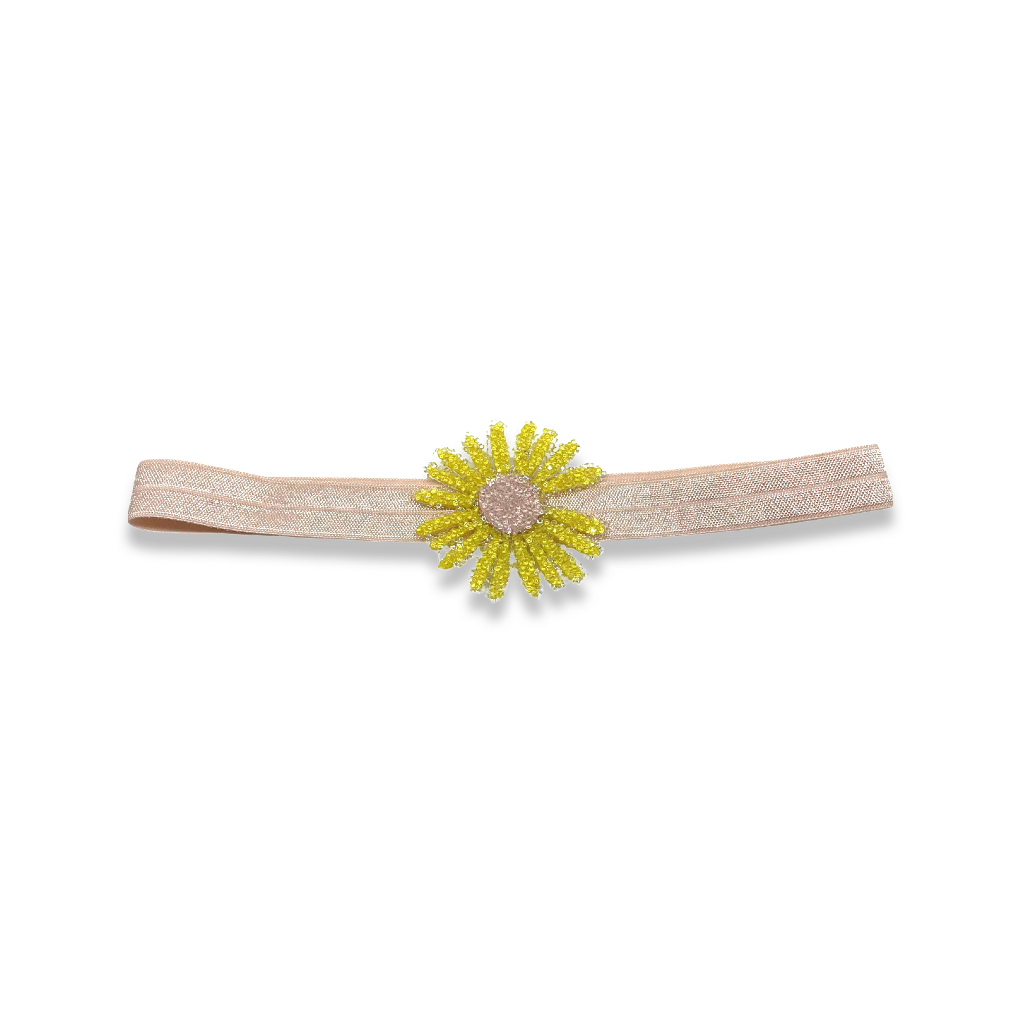 Yellow Daisy Baby Headband