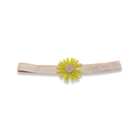 Yellow Daisy Baby Headband