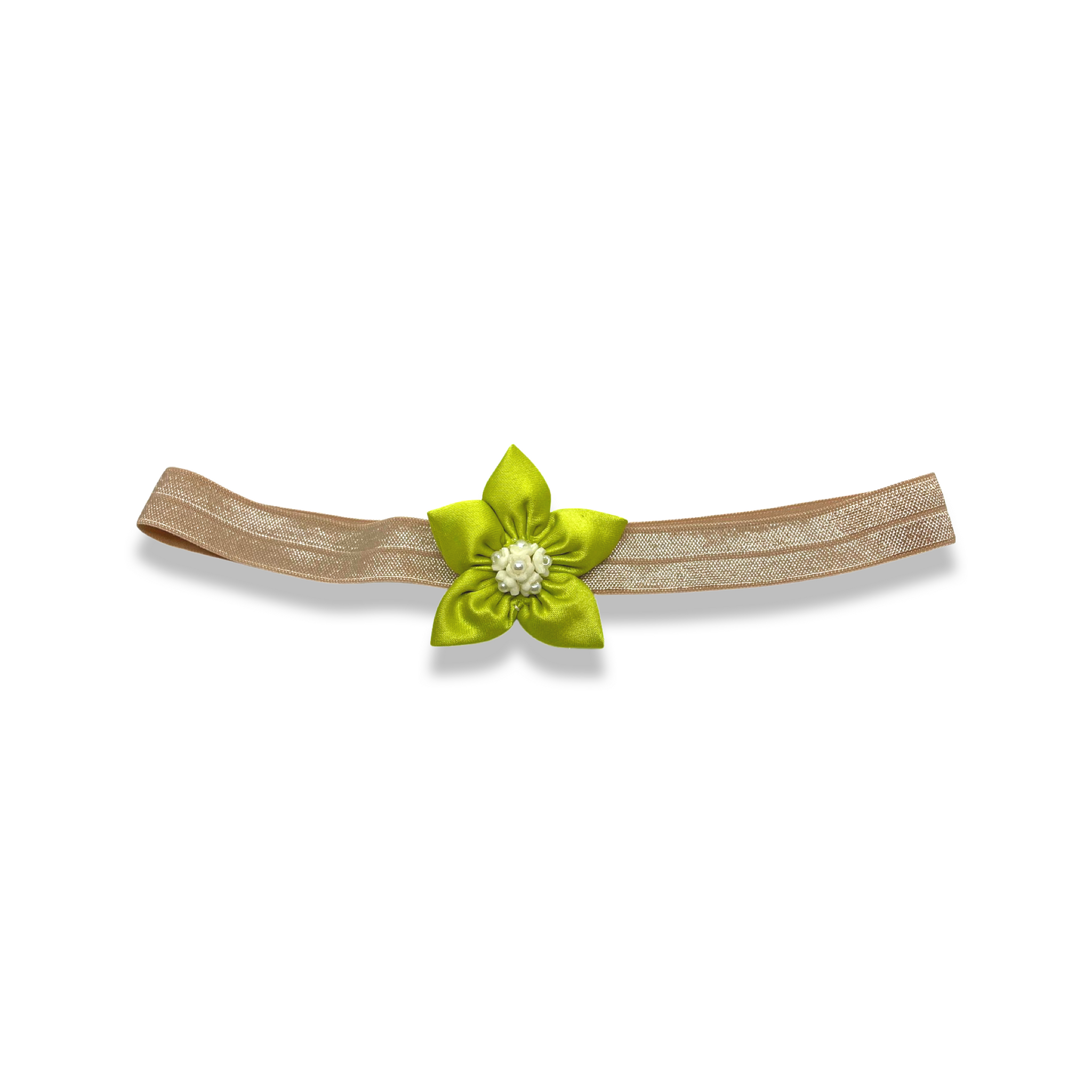 Celery green Flower Baby Headband
