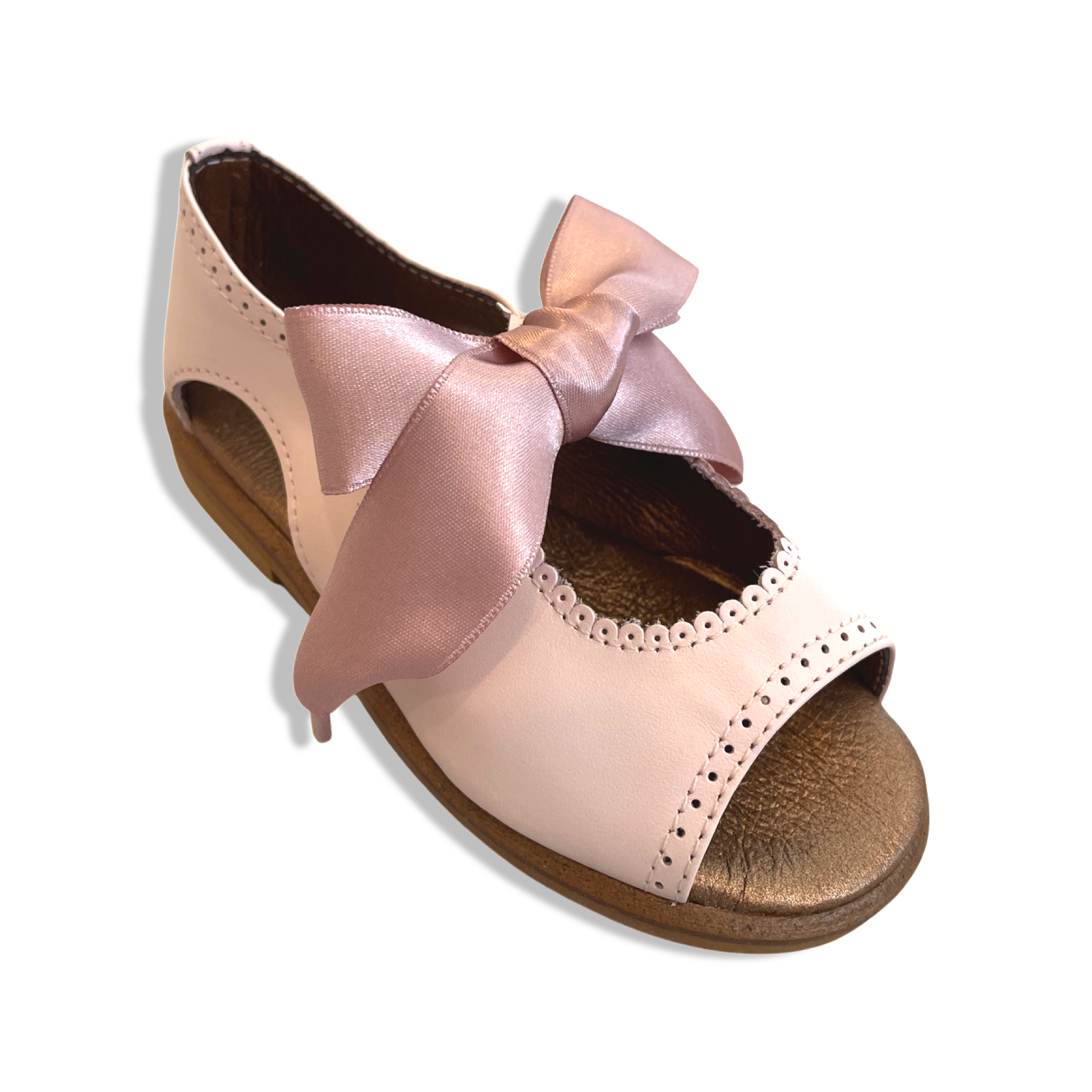Papalotes Pink Leather Sandal