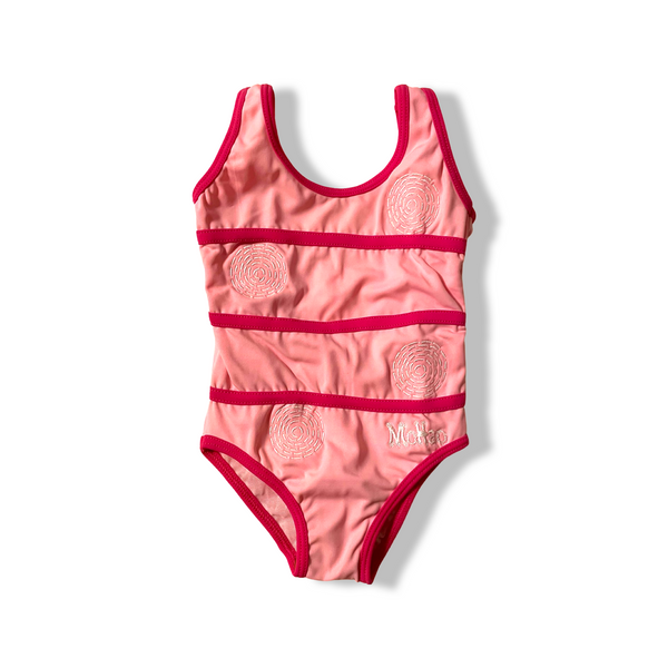 Stripes Collection Girl One Piece Pink